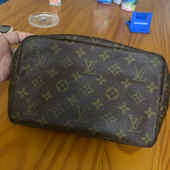 Louis Vuitton Brown Monogram Toiletry Pouch - Picture 1 of 10